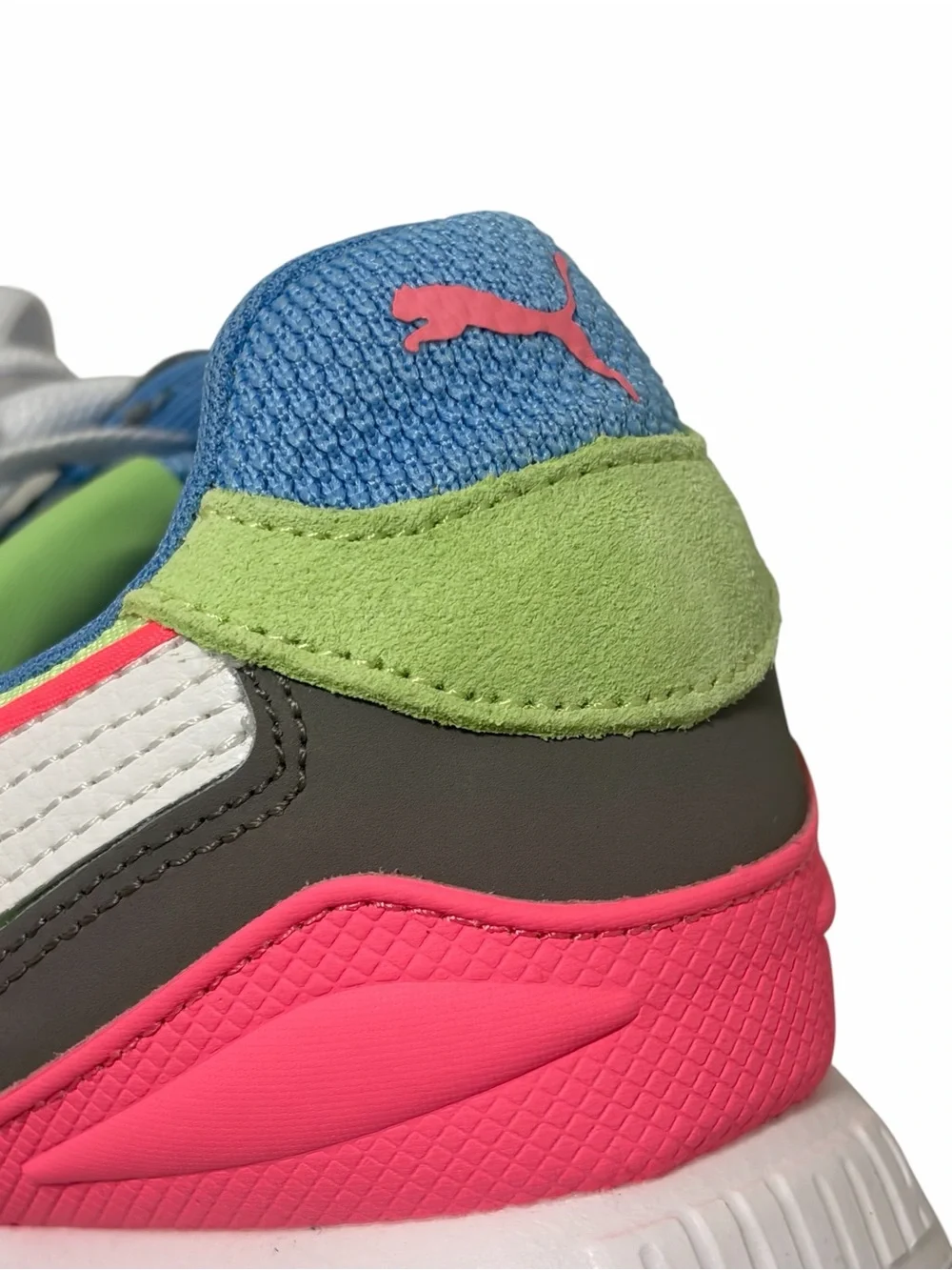 Puma NEW Women’s City Rider Marble Colorway Mesh Suede Multicolor Sneaker - 8.5
